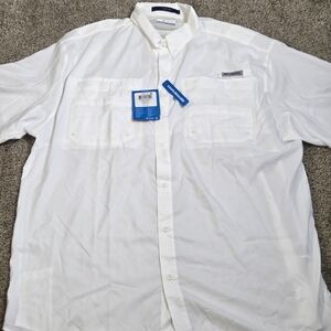 Men's White Columbia Shirt
